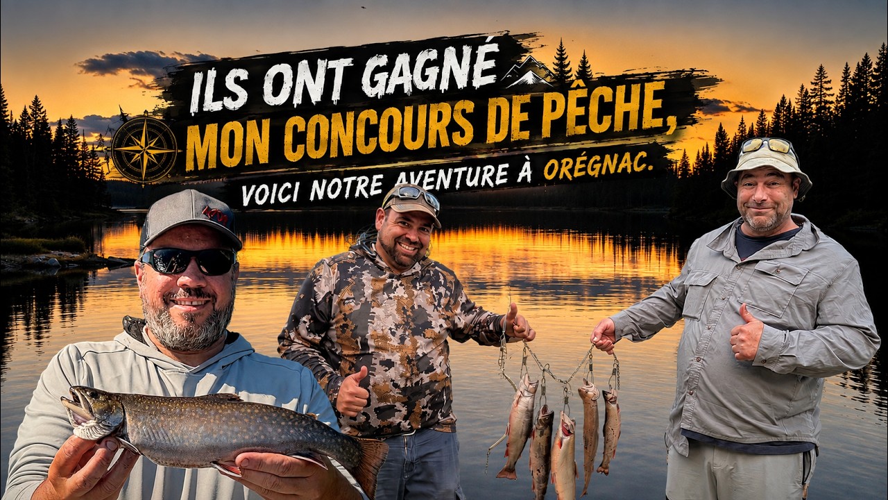 Ils ont gagné mon concours de pêche, voici notre aventure à Orégnac.