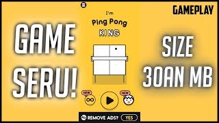 GAME OFFLINE SERU! UKURAN KECIL 30an MB | I'm Ping Pong King Gameplay screenshot 1