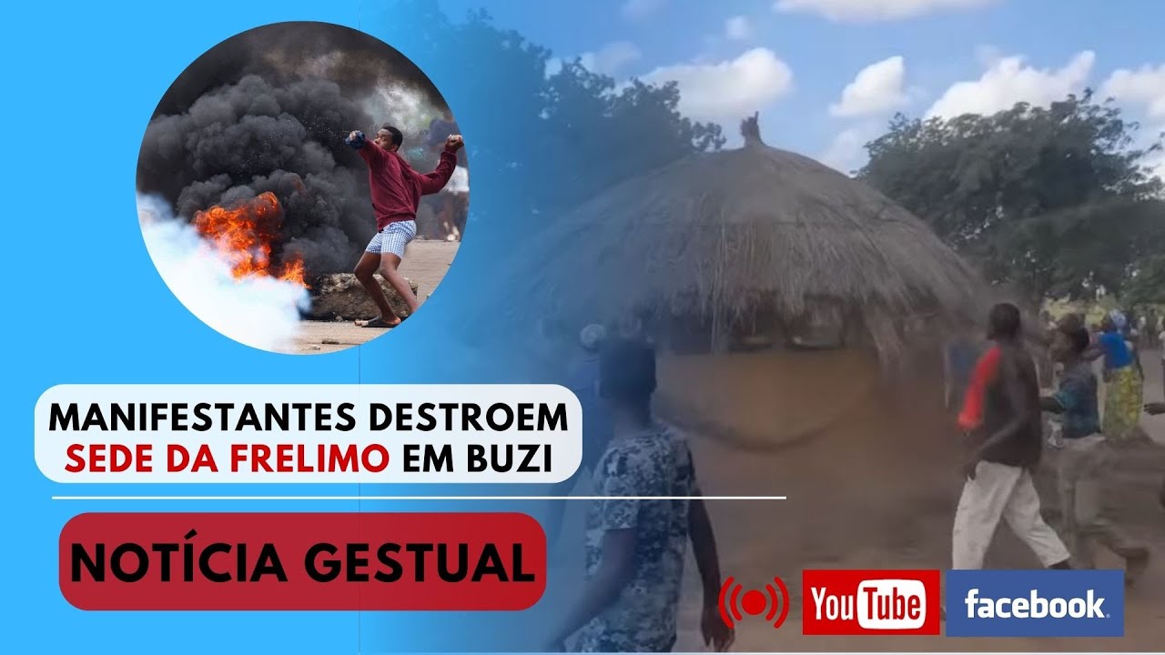 Frelimo Protest Manifestantes Destroem Sede da FRELIMO em Buzi, Sofala - YouTube