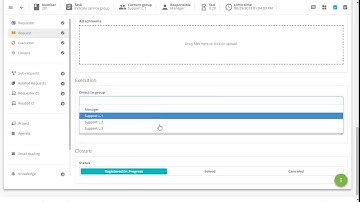 Hierarchical escalation in the attendance EN