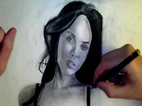 Comment dessiner des cheveux de femme Tutoriel - YouTube
