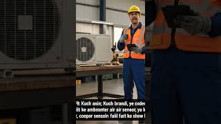 Common Sensor Fault Codes DC inverter #refrigerant