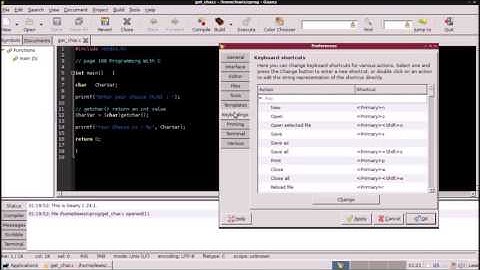 Geany for C and Python Programming