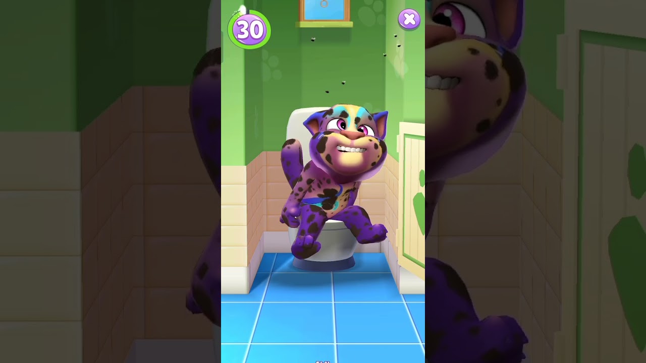 talking Tom cat game short video