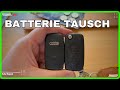 Audi A2 A3 TT VW Polo Golf AUTOSCHLÜSSEL BATTERIE TAUSCH WECHSEL VOLKSWAGEN UND AUDI