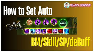 How to Set Auto BM/Skill/SP/deBuff Cabal Mobile