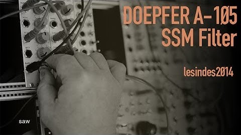 DOEPFER A-105 SSM 24 dB Lo Pass Filter Module // Endorphines Furthrrrr Generator
