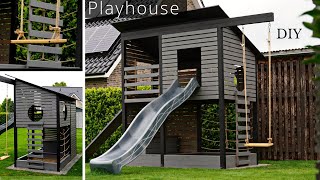 Spielhaus selber bauen/Playhouse DIY/Spielturm/Spielplatz selber bauen/Kid´s Playground