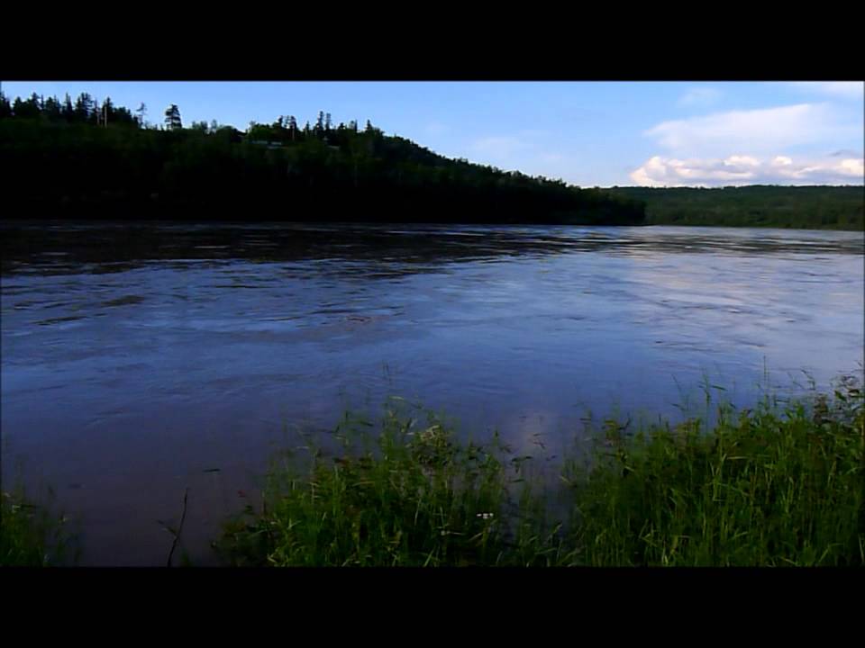 Athabasca River, Athabasca, Alberta, Canada, June 24, 2013