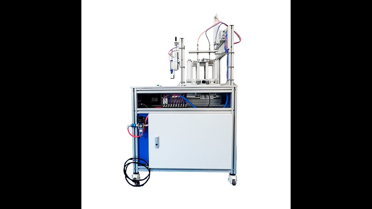 Tagging® automatic card feeding, folding and pinning machine