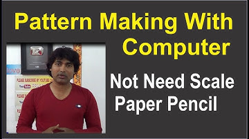 #1 Pattern Making With Computer by ModarisV6R1 Software Garments Pattern