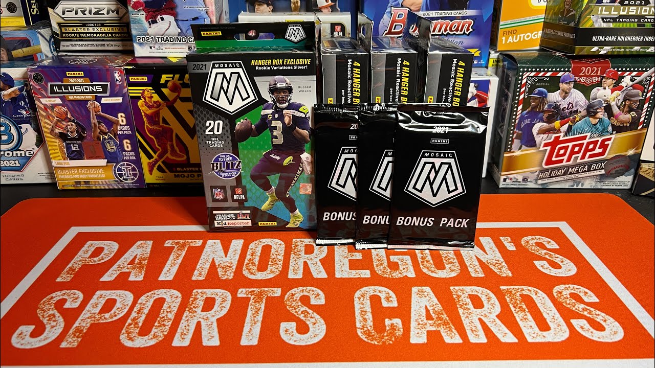 2021 Mosaic Football Walmart Hanger Boxes - Hobby Case Hits in Retail!