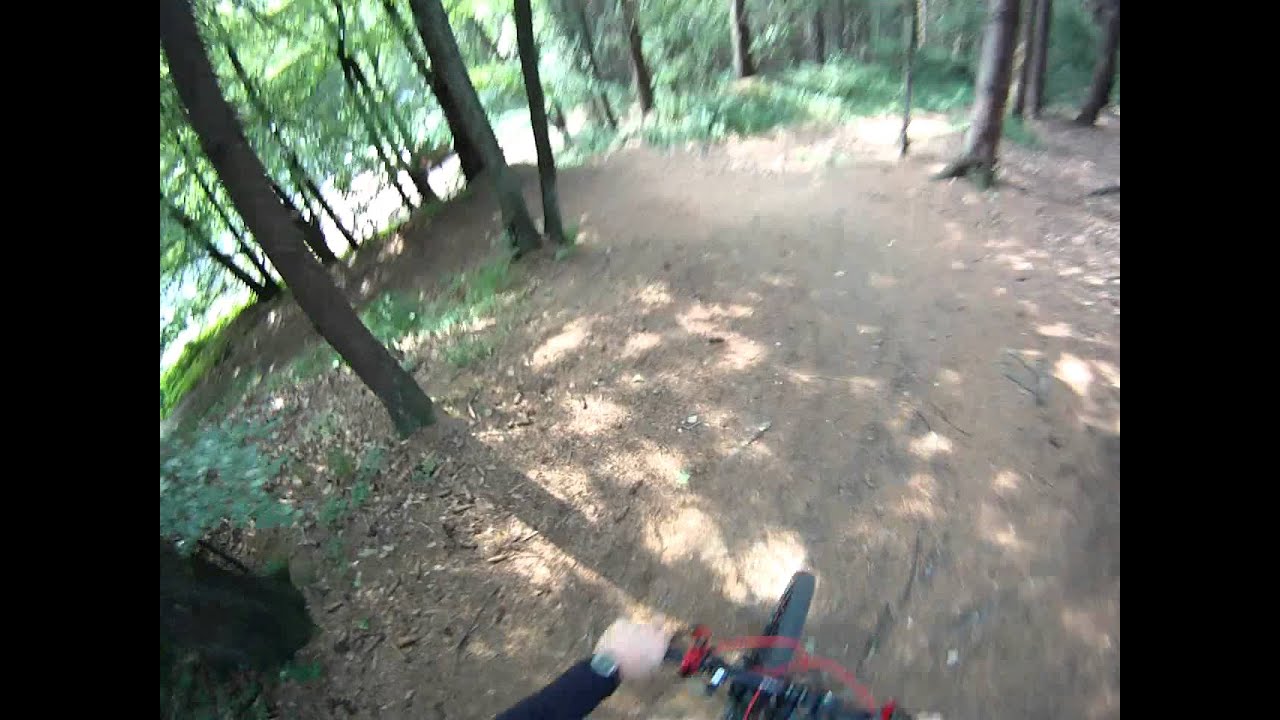 Mountainbike auf Hermannsweg Bielefeld, bis zur Gaststätte Eiserner Anton