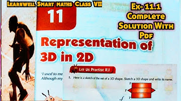 Learnwell smart Maths Class 7 Unit 11 Ex 11.1 Solutions|Class 7 learnwell maths Ex 11.1 Solution Pdf