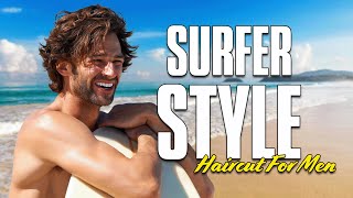 The Surfer Style Haircut For Men | Best Men's Hairstyles For 2024!