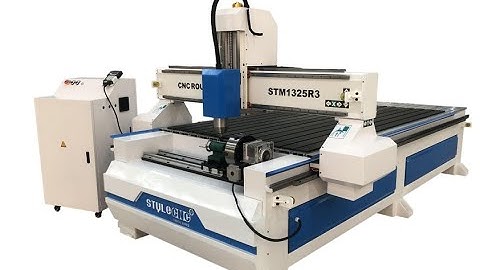 STYLECNC CNC  router machine with 4th axis rotary for craving wood