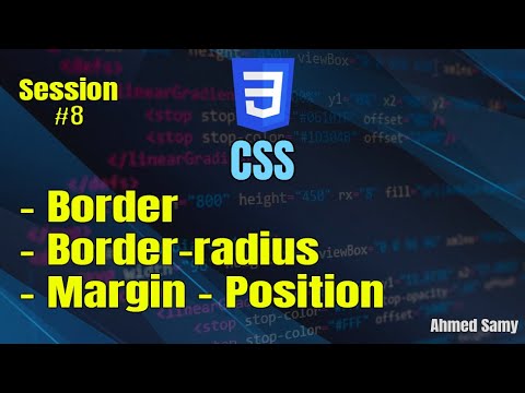 Border Position CSS Session3 ( - Border- Border radius- Margin - Position ) - YouTube