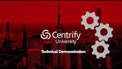 Centrify Identity Platform - Secure Password Checkout