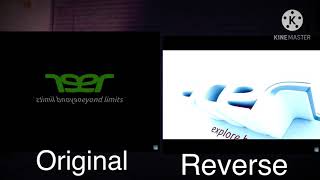 Acer Logo Effects Comparison Original Vs Reverse