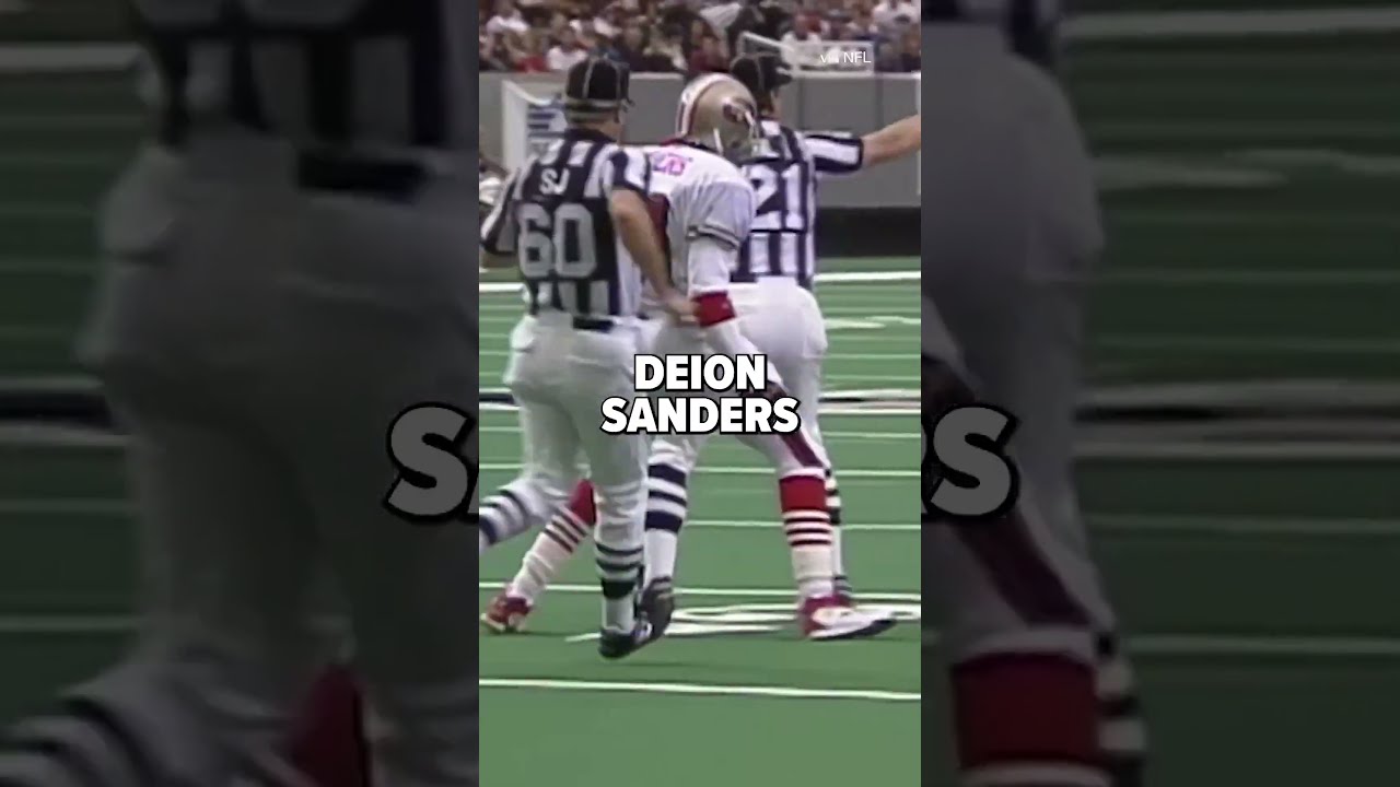 An ICONIC Prime Time Moment Deionsanders Andrerison Fight Nfl Shorts