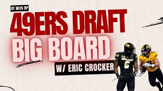 49ers 2024 Draft BIG BOARD with Eric Crocker