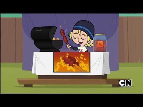 Chef eats spicy chicken stick made by Jude!  #totaldramarama #devonlawrence #cartoonnetwork