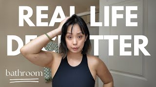 Deep Cleaning & Decluttering My Small Bathroom | Cozy, Realistic Home Reset Profile