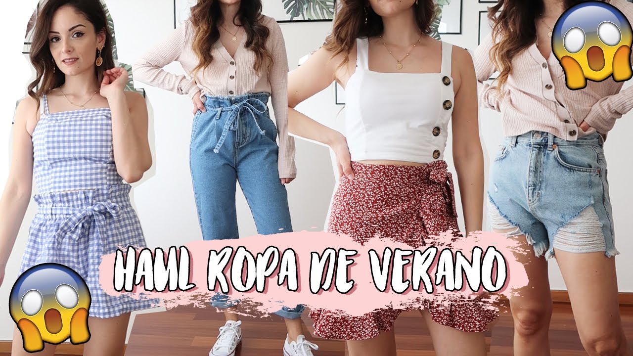 🔥SUPER HAUL ROPA DE VERANO TRY-ON! 🔥| Bershka, Shein, Stradivarius, Pull&Bear, Topshop #albapetitec
