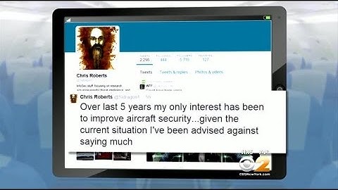 Cyber Security Expert Accused Of Hacking Plane