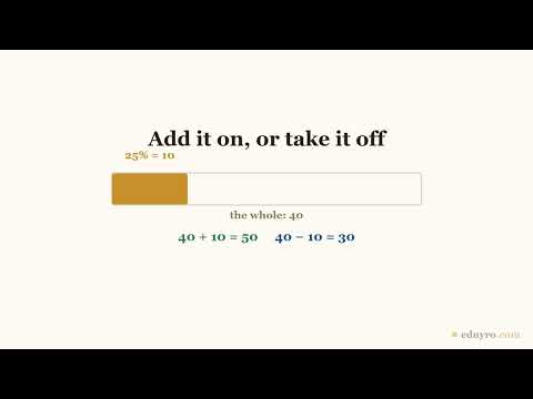 Percent increase & decrease — Math Lesson for Kids | Eduyro
