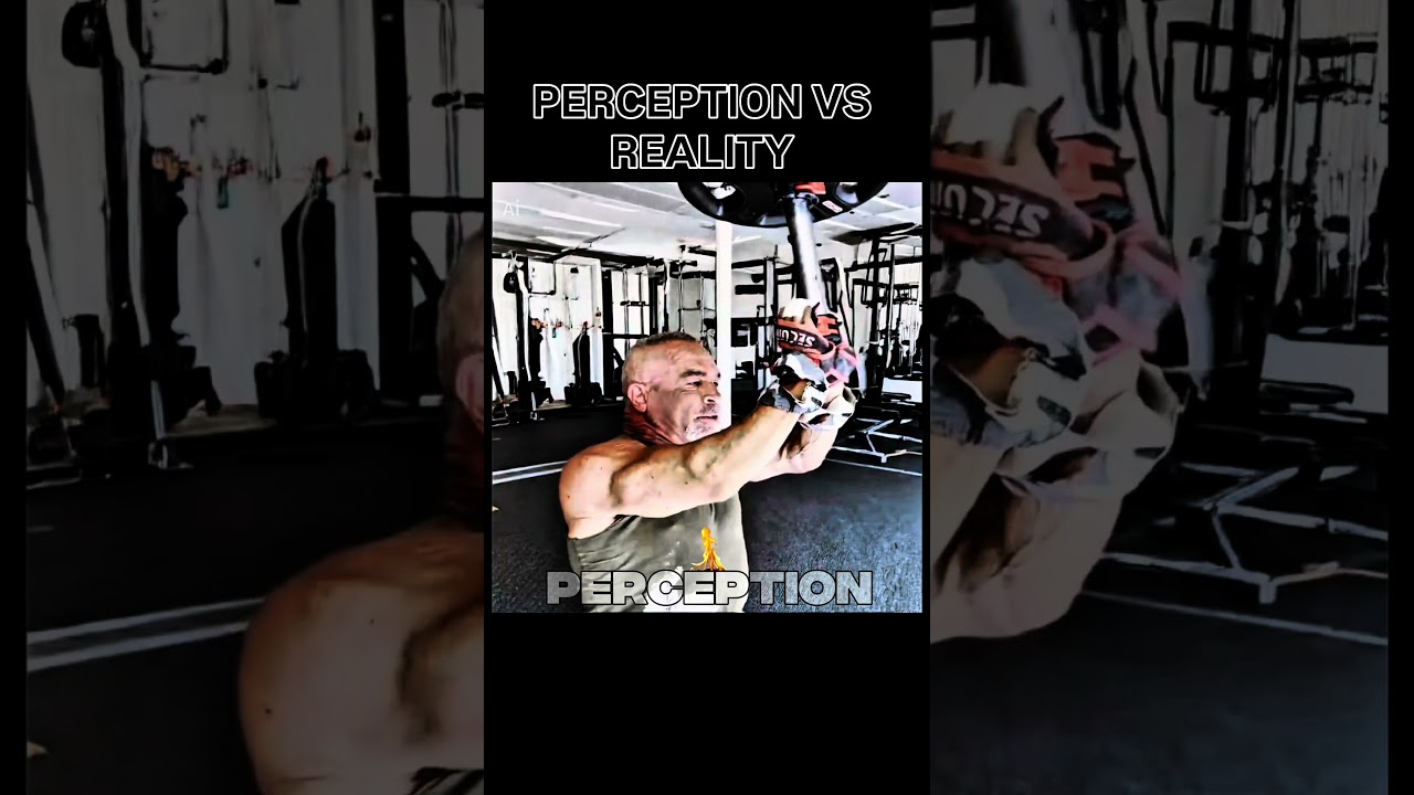 REALITY VS PERCEPTION TRICEPS EDITION #motivation #workout #muscle