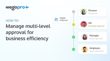How To Manage Multi-Level Approval For Your Travel | WegoPro