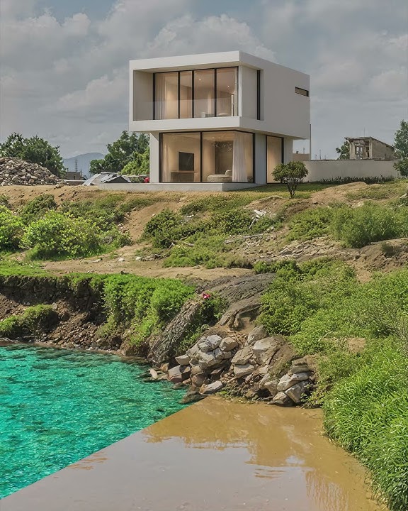 Shocking Slum Turns Into Paradise #photoshop #renovation #landscaping