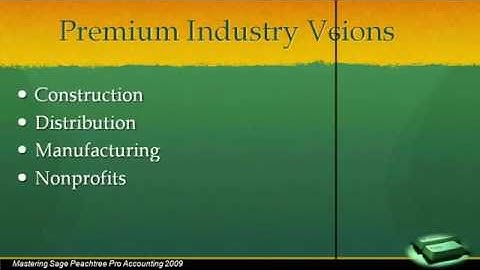 peachtree tutorial Chapter 1 INTRODUCTION TO PEACHTREE1  Why Use Accounting Software