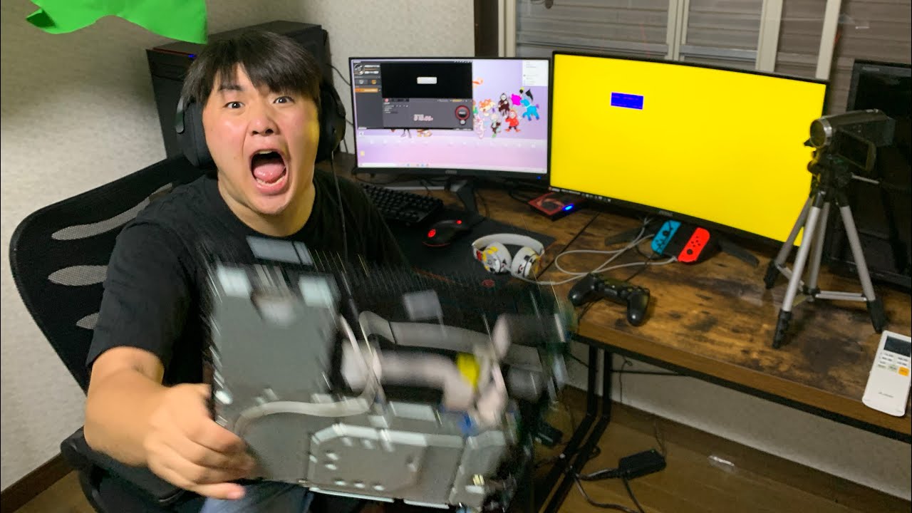 友達のPS4をゲーム実況中に潰してみた【ドッキリ】 友達のPS4をゲーム実況中に潰してみた【ドッキリ】