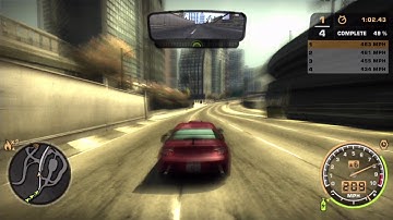 Need for Speed Most Wanted Speedtrap Bond & Riverside on AI mode