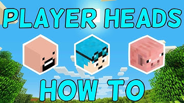 How To Get Minecraft Player Heads!  1.11.2+ (1 Command)