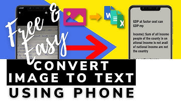 How to Convert Image to Text using Android or iPhone | Free and Easy