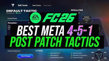 Why Everyone Is Using THESE META 4-5-1 Custom Tactics To Get More Wins - FC 26
