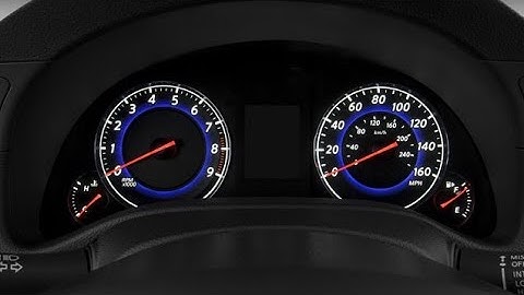 2008 Infiniti G35 cluster removal