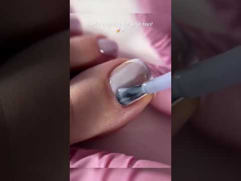 Nail Art Subtle Elegance For Your Toes Nails Nailart Naildesign Beautyhacks Fyp