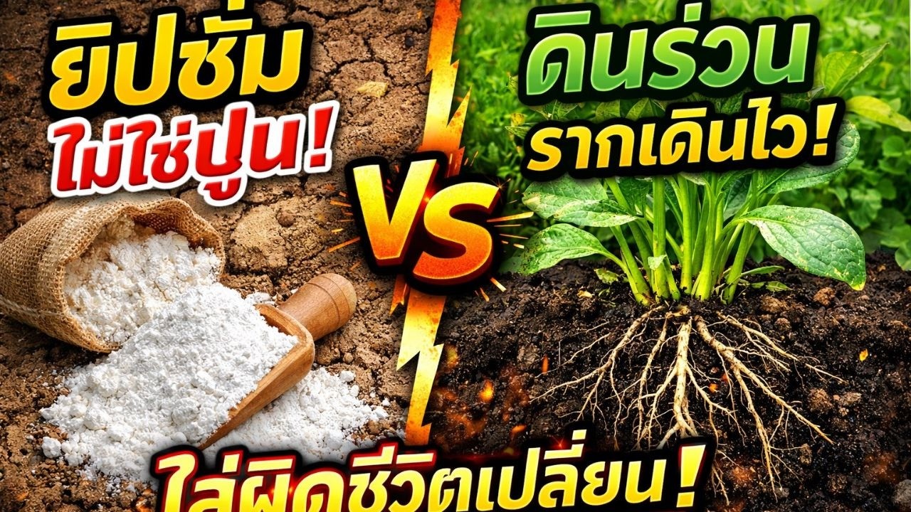 ความลับของยิปซั่ม ที่เกษตรกรส่วนใหญ่ยังใช้ผิด