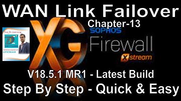 How To create Redundancy in Multiple Gateway | Gateway Failover in Sophos XG | WAN Link Manager