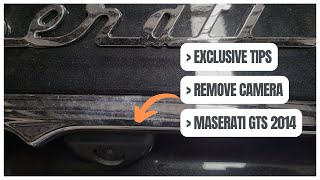 Exclusive Tips: How to reverse camera removal MASERATI QUATTROPORTE GTS 2014 | Step by Step
