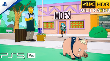 Fortnite (PS5 Pro) 4K 120FPS HDR Gameplay | Skin Moe Szyslak (The Simpsons)