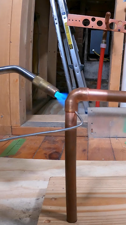 Copper Pipe Soldering Tips - #shorts #homerepairtutor