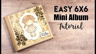 4x4 Mini Album Tutorial ~ Use your scraps! *Re-Upload* 