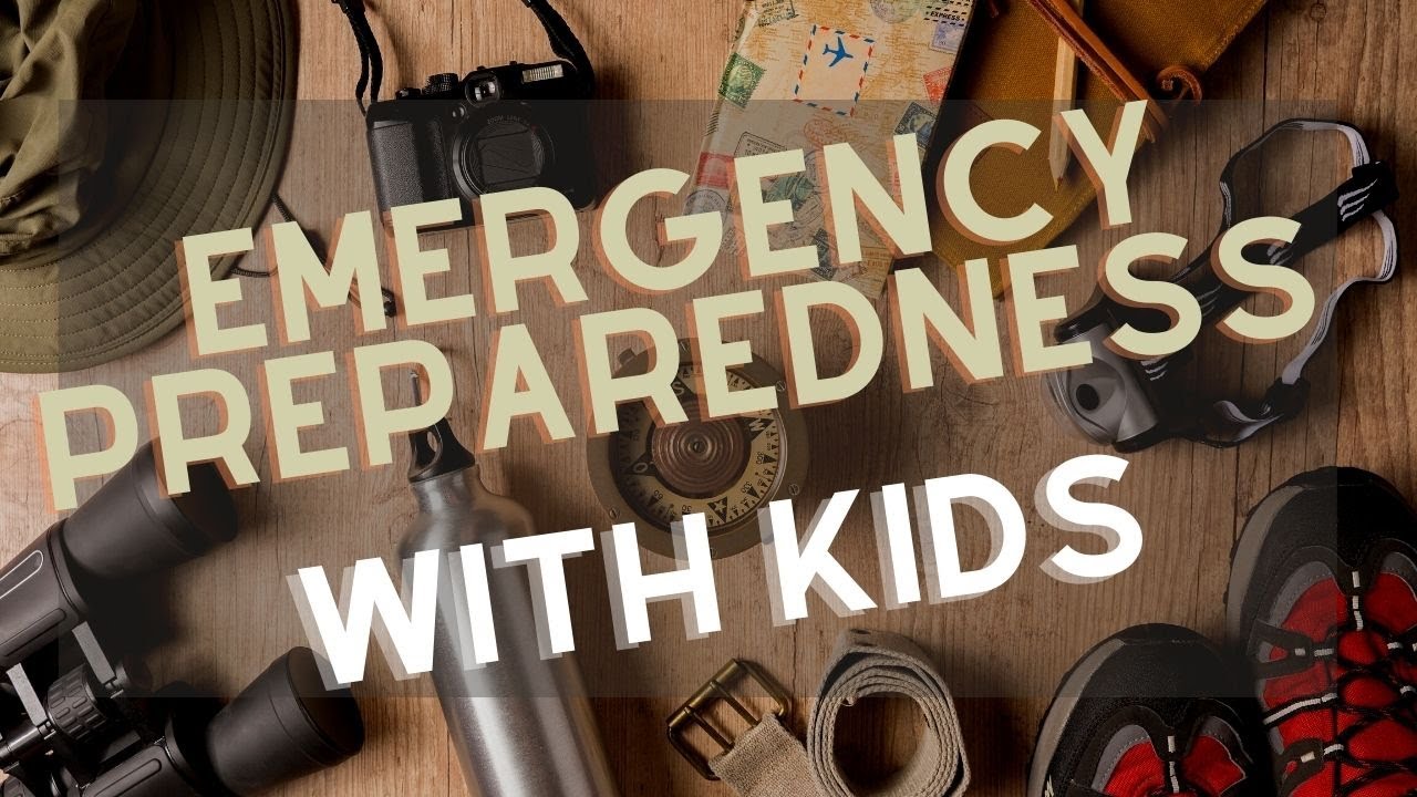 5 SAFETY TIPS TO TEACH YOUR KIDS ; Emergency Preparedness with Kids ; Emergency Go Bag Kits ;