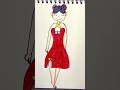 G for Girl Drawing Step by Step for Kids colour rt Viral Trending 2025 #youtubeshorts #shortsfeed