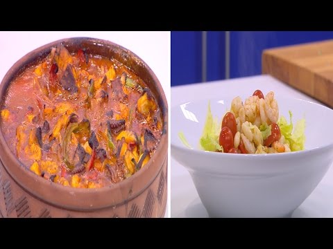 طريقة عمل سلطة جمبري بالفاصوليا البيضاء